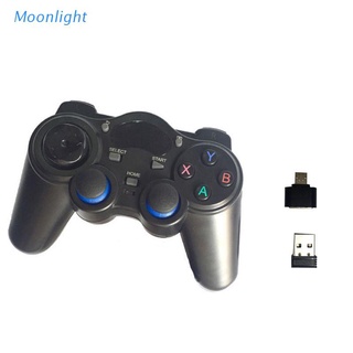moon 2.4g gamepad inalámbrico controlador de juegos para teléfono móvil/smart tv/pc/laptop/ordenador/decodificador