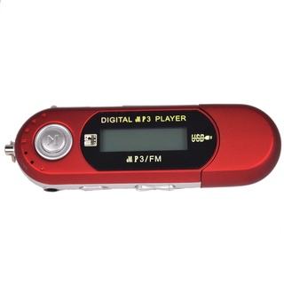 Safetrip 8gb Usb 2.0 Flash Drive Lcd reproductor de música Mp3 con radio Fm 8g rojo (1)