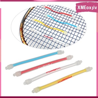4 piezas raqueta de squash de tenis amortiguador de vibraciones amarillo (2)