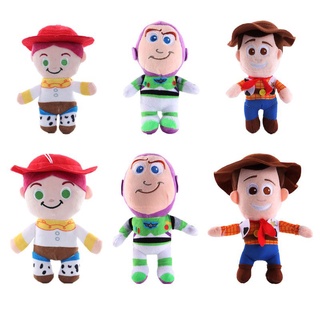 Película Toy Story 4 Juguetes De Peluche 15-25cm Woody & Buzz Lightyear Forky Suave Para Niños