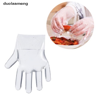 Duolaameng 100 pzas guantes desechables De Plástico Para hogar/Restaurante/Higiene