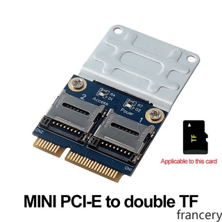 Mini Adaptador Pci-E Mpcie Para 2 Mini-Sdcards Mini Pci-E 2gb Sdxc Tf Para Mini Pcie francery