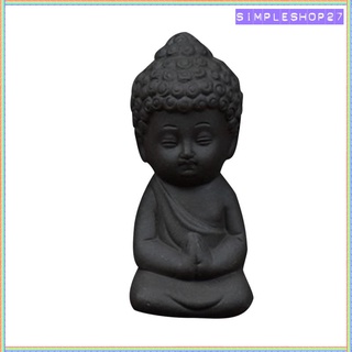 Adornos Decorativos De estatua pequeña De Buda monje/té para mascotas