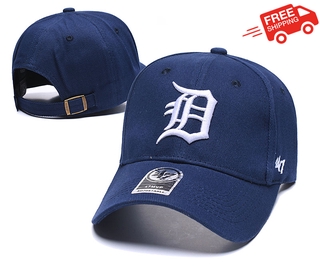 detroit tigers sombrero gorra de béisbol moda mlb sombrero hombres mujeres deportes al aire libre sombreros ajustables sombreros azul marino gorra snapback gorras