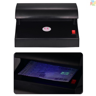 Sh portátil de escritorio Multi-moneda Detector de dinero falso efectivo moneda comprobador de billetes probador de luz UV única con interruptor de encendido/apagado para la libra EURO