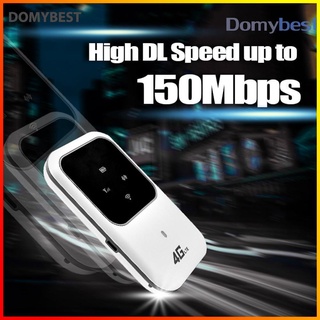 Domybest 4G LTE Mobile Broadband Router inalámbrico Hotspot SIM desbloqueado módem WiFi