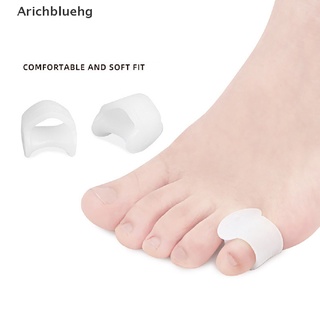 (arichbluehg) 1 par de dedos del pie pequeño pulgar gel de silicona protector del pie cuidado del dedo del dedo del pie separador en venta