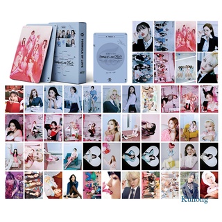 Kuhong 54 Unids/set KPOP TWICE-3er Álbum Completo [Fórmula De Amor : O + T = < 3] Tarjetas Lomo PhotoCard Postal Para Colección De Fans