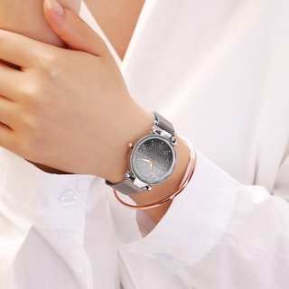 [pedidos] reloj luminoso de cuarzo con hebilla magnética de acero inoxidable Vansvar para mujer (7)