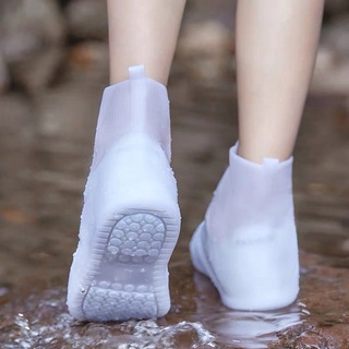 Funda de zapatos para hombres y mujeres fundas de zapatos impermeables día lluvioso a prueba de lluvia cubierta de zapatos antideslizante espesamiento y resistente al desgaste adulto lluvia niños cubierta de zapatos (7)
