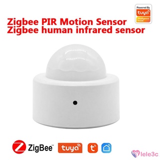 Tuya Zigbee Sensor de cuerpo humano inalámbrico inteligente movimiento del cuerpo mini PIR Sensor de movimiento uso con Gateway lele