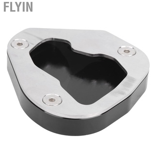 Flyin soporte lateral extensión almohadilla plata+negro práctico Kickstand resistente peso ligero (7)