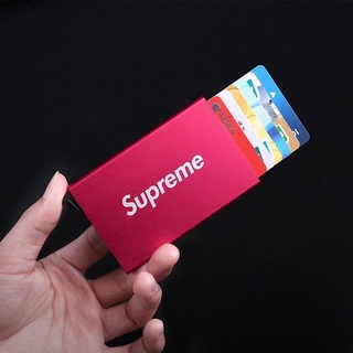 Caja de tarjetas Supreme Bank de alta calidad personalidad caja de almacenamiento de tarjetas de regalo