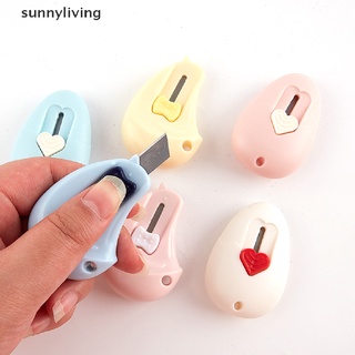 【sunny】 Mini Portable Utility Knife Paper Cutter Cutting Paper Razor Blade Stationery .