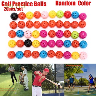 saltus professinal golf práctica entrenamiento colorido deportes pelotas de golf flujo de aire ligero al aire libre plástico interior de alta calidad hueco/multicolor