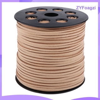 2,7 mm de cuero sintético cordón de gamuza tanga de encaje de cuerda plana hilo cadena diy artesanía