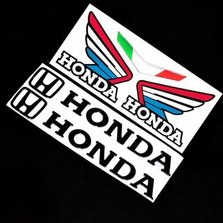 1set de pegatinas reflectantes de 3 m+logotipo de goma suave 3D para Honda CBR PCX