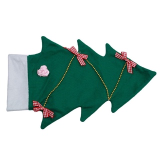 botella de vino cubierta bolsa de punto suéter sombrero bolsa de regalo árbol de navidad decoraciones (5)