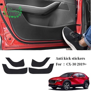 Almohadilla antigolpes de puerta de fibra de carbono de alta calidad para Mazda CX-30 2019 2020 MYGB