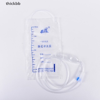 Thickbb desechable 1000ML Enema bolsa Colonic Douche Kit de limpieza suministros médicos BR