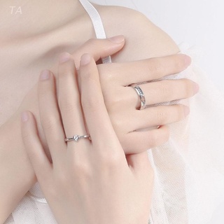 Zhuang 1 Par De anillos/anillo De corazón unisex con forma De corazón/Amor Para pareja/boda compromiso/regalo De san valentín
