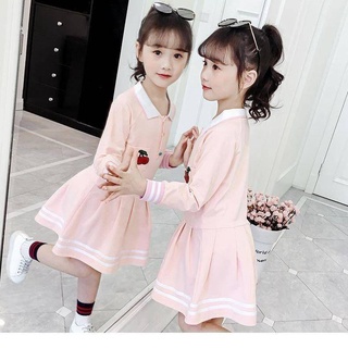 3-14 años niños vestido de princesa vestido de niñas falda de manga larga chaleco de algodón ropa de niños de la moda de fiesta