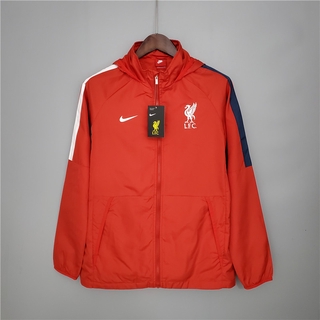 Chamarra Liverpool 2021/2022 Para hombre con bolsillos rojos Para entrenamiento De fútbol 2122 (1)