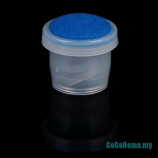 (New^_^Botella líquida de medicina para el dolor blanco de 80 ml con aplicador de esponja con esponja azul (6)