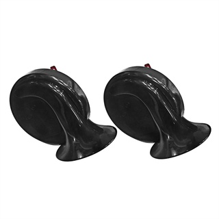 120dB Replacement Horn for Truck Jeep Car, Bass Warning Loudspeaker, 2 Pack (6)
