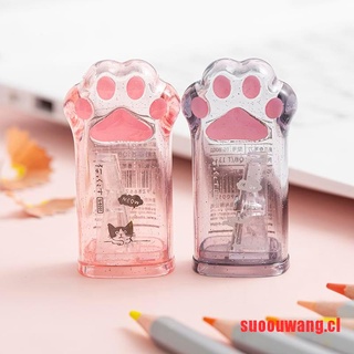 (SU*HOT)Cute Cat Paw Pencil Sharpener Kawaii School Supplies Student Prize Kids Gift