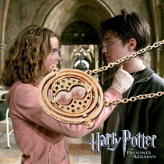 Collar de Harry Potter tiempo convertidor Hermione chapado en oro 18k Multicolor