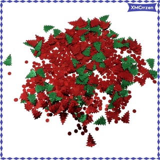 30g / bolsa Navidad confeti rbol de navidad punto punto mesa confeti navidad decoracin