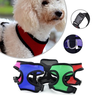 XS-XL correa ajustable para perros con correa ajustable para perros/mascotas/gatos/chaleco/chaleco/cachorro/arnés de plomo transpirable/accesorios (2)