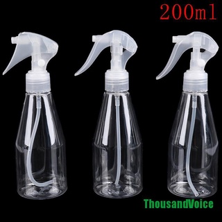 [ThousandVoice] 200 ml Spray botella pulverizador botón de mano boquilla de riego planta de jardín riego