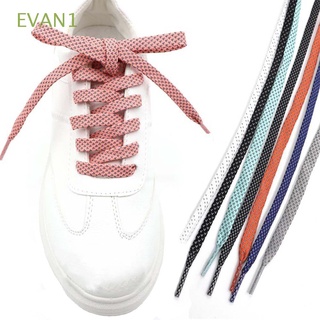 evan1 durable brillante cordones reflectantes zapatos accesorios luminoso shoestring 120cm mujeres elástico plano casual deportes bootlace/multicolor