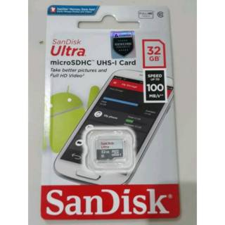 Sandisk tarjeta de memoria externa Micro SD 32GB velocidad 100MB/s garantía Original