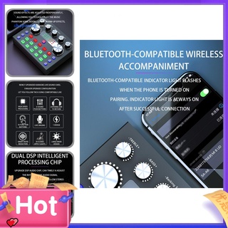 Spvpz tarjeta compacta externa con Sensor De ruido y transmisión en Vivo Bluetooth-compatible Para Celular
