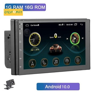 2Din Android 10.0 Universal Coche Multimedia Reproductor MP5 GPS Navegación 7 Pulgadas HD Pantalla De Contacto Estéreo Radio (1)