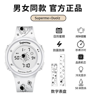 Tiktok mismo reloj electrónico giratorio hombre y mujer estudiantes coreano Simple impermeable deportes pareja reloj electrónico