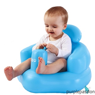 Purp-baby inflable hogar multiusos baño taburete silla de ducha inflable sofá para niñas niños (9)