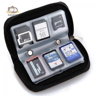 turnward micro caso de moda bolsa de transporte caja de venta caliente bolsas cartera titular de la tarjeta de memoria de almacenamiento