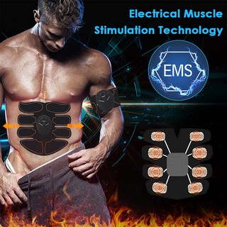 (A-TION) estimulador inteligente EMS Abdominal entrenamiento Fitness engranaje muscular entrenamiento de tonificación Abdominal