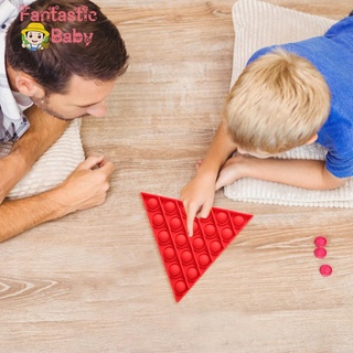 Fbaby_silicone Push triángulo sensorial juguetes autismo necesita alivio del estrés juguete
