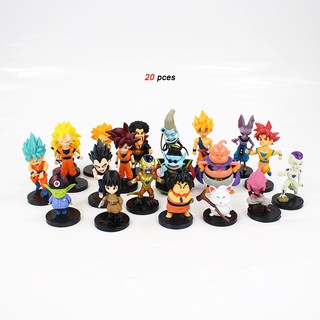 Dragon Ball Z Figuras De Acción Juguetes Son Goku Vetega Majin Buu Freeza Beerus Whis Mark Karin Gotenks