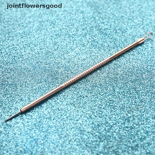 jffg 4 unids/set blackhead comedone aguja removedor de espinillas cuchara para el cuidado de la piel cara herramienta buena