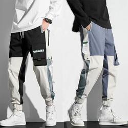 [S-5Xl]Más el tamaño de verano de estilo coreano de los hombres pantalones de carga de la tendencia del cordón masculino pantalones de tobillo estilo deporte ocio Harajuku estilo estudiante pantalones para hombres
