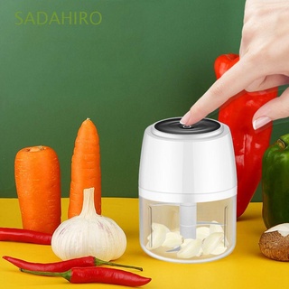 sadahiro 100/250ml picadora de carne eléctrica picadora de alimentos ajo masher mini trituradora vegetal usb carga electrodomésticos de cocina/multicolor