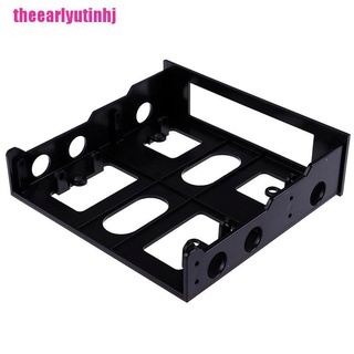 [theearly] Black 3.5" to 5.25" drive bay computer pc case adapter mounting bracket
