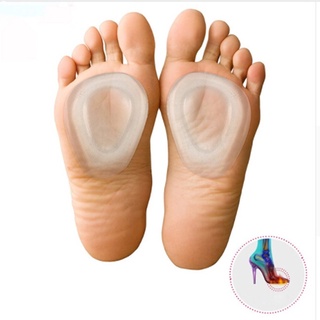 1 par de almohadillas de bola de pie para cuidado de los pies plantillas para apoyo neuroma runners metatarsalgia gel almohadilla rápida alivio del dolor de pie