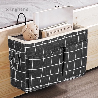Xinghena - bolsa nórdica para colgar en tela, diseño de mesita de noche, artefacto para dormitorio, litera, bolsa de almacenamiento para dormitorio